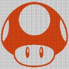 SUPER MARIO MUSHROOM CROCHET AFGHAN PATTERN GRAPH