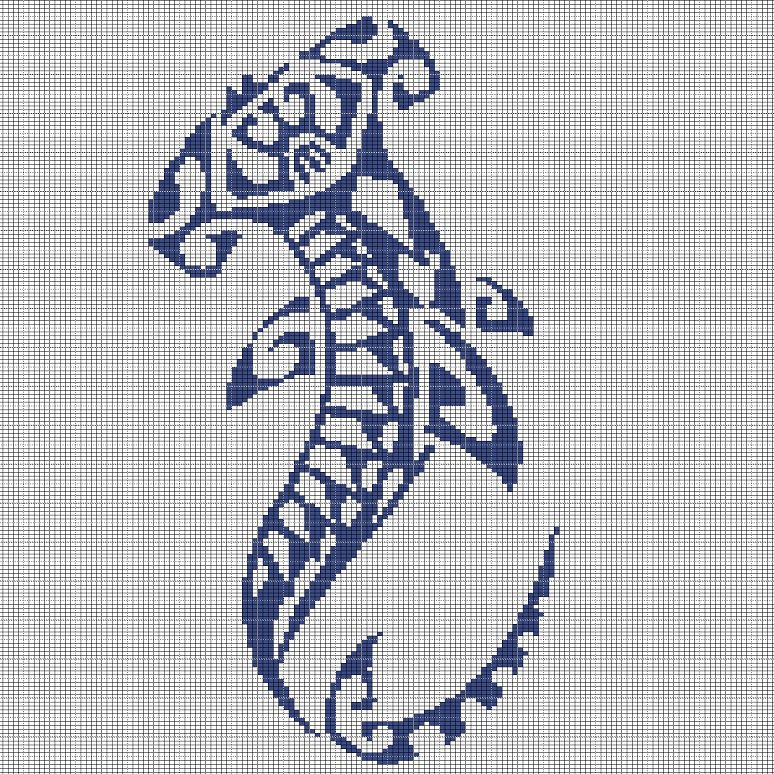 TRIBAL HAMMERHEAD CROCHET AFGHAN PATTERN GRAPH