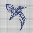 TRIBAL SHARK CROCHET AFGHAN PATTERN GRAPH
