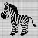 ZEBRA 2 CROCHET AFGHAN PATTERN GRAPH