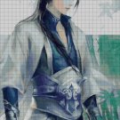 Warrior guy fantasy art cross stitch pattern in pdf