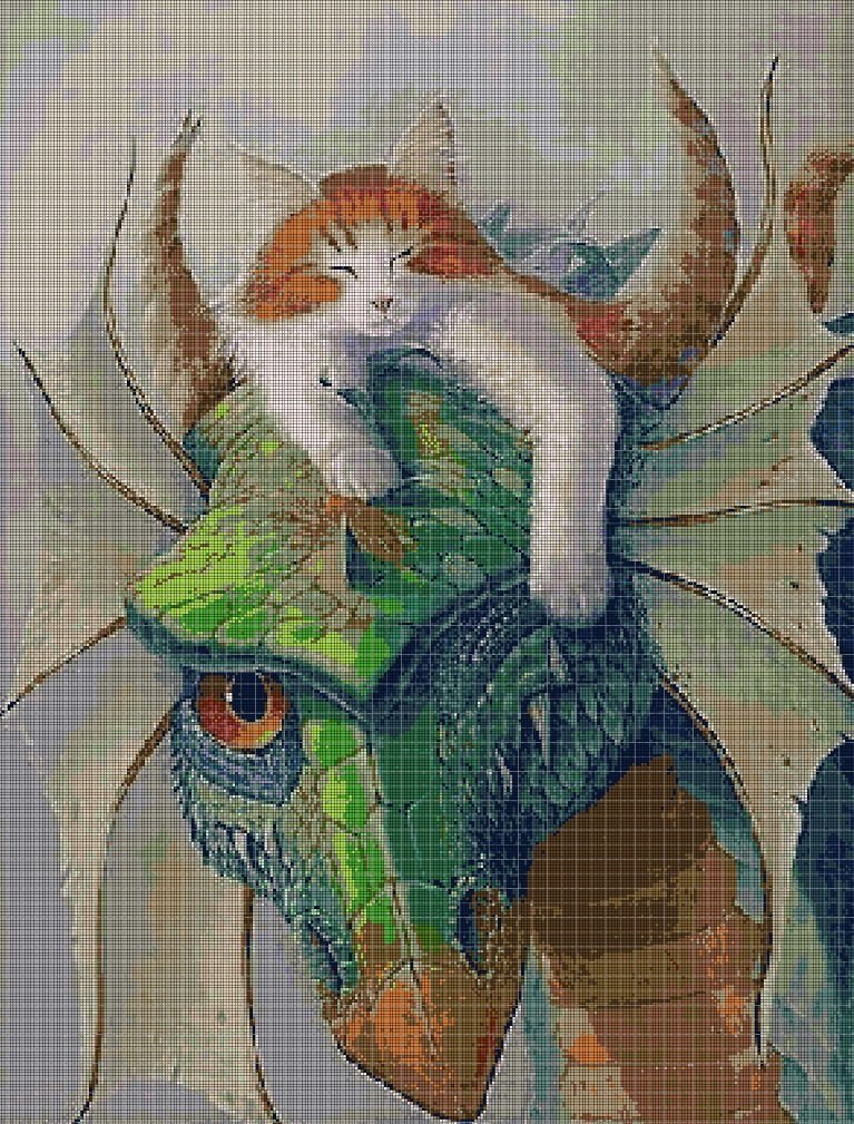 Best Friends 2 cross stitch pattern in pdf DMC