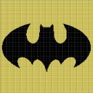 BATMAN LOGO CROCHET AFGHAN PATTERN GRAPH