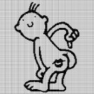 BUTTOCKS CROCHET AFGHAN PATTERN GRAPH