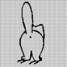 CAT BUTT CROCHET AFGHAN PATTERN GRAPH