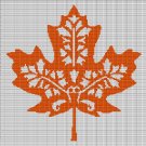 LEAF WITH SYMBOL CROCHET AFGHAN PATTERN GRAPH
