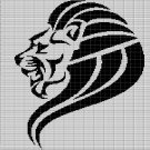 LION HEAD 2 CROCHET AFGHAN PATTERN GRAPH