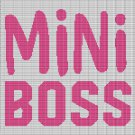 MINI BOSS CROCHET AFGHAN PATTERN GRAPH