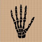PALM BONES CROCHET AFGHAN PATTERN GRAPH