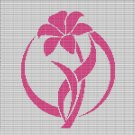 PINK FLOWER 2 CROCHET AFGHAN PATTERN GRAPH