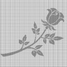 SILVER ROSE CROCHET AFGHAN PATTERN GRAPH