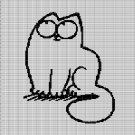 SIMON'S CAT 2 CROCHET AFGHAN PATTERN GRAPH