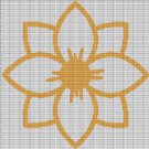 SIMPLE YELLOW FLOWER CROCHET AFGHAN PATTERN GRAPH
