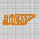 TENNESSEE STATE CROCHET AFGHAN PATTERN GRAPH