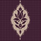 TULIP SYMBOL CROCHET AFGHAN PATTERN GRAPH