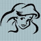 ARIEL FACE CROCHET AFGHAN PATTERN GRAPH