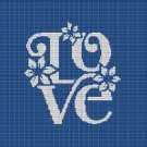 BLUE LOVE CROCHET AFGHAN PATTERN GRAPH