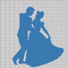 CINDERELLA AND CHARMING CROCHET AFGHAN PATTERN GRAPH