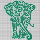 GREEN ELEPHANT CROCHET AFGHAN PATTERN GRAPH