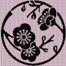JAPANESE BLOSSOM CROCHET AFGHAN PATTERN GRAPH