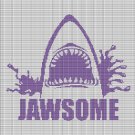 JAWSOME CROCHET AFGHAN PATTERN GRAPH