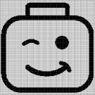 LEGO FACE CROCHET AFGHAN PATTERN GRAPH