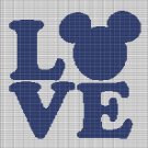 LOVE MICKEY CROCHET AFGHAN PATTERN GRAPH