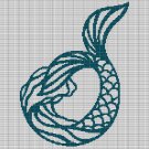 MERMAID 2 CROCHET AFGHAN PATTERN GRAPH