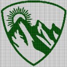 MOUNTAINS CROCHET AFGHAN PATTERN GRAPH