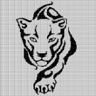 PANTHER CROCHET AFGHAN PATTERN GRAPH