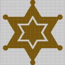 SHERIFF STAR CROCHET AFGHAN PATTERN GRAPH