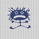 SPLOTCH MAN CROCHET AFGHAN PATTERN GRAPH