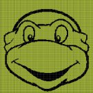TEENAGE NINJA TURTLE FACE 2 CROCHET AFGHAN PATTERN GRAPH