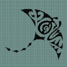 TRIBAL MANTA CROCHET AFGHAN PATTERN GRAPH