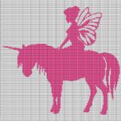 UNICORN AND FAIRY CROCHET AFGHAN PATTERN GRAPH