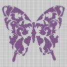 ART BUTTERFLY CROCHET AFGHAN PATTERN GRAPH