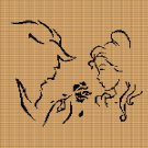 BEAUTY AND BEAST 2 CROCHET AFGHAN PATTERN GRAPH