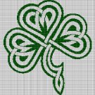 CELTIC CLOVER CROCHET AFGHAN PATTERN GRAPH
