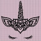 UNICORN CROCHET AFGHAN PATTERN GRAPH