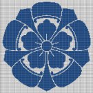 JAPANESE FLOWER 2 CROCHET AFGHAN PATTERN GRAPH