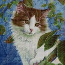 Cat 2 cross stitch pattern in pdf DMC