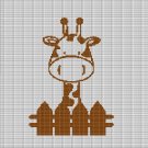 BABY GIRAFFE 2 CROCHET AFGHAN PATTERN GRAPH
