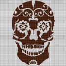BROWN SUGAR SKULL CROCHET AFGHAN PATTERN GRAPH