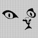 CAT FACE CROCHET AFGHAN PATTERN GRAPH