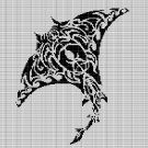 MANTA TATTOO STYLE CROCHET AFGHAN PATTERN GRAPH