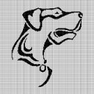 DOG HEAD 4 CROCHET AFGHAN PATTERN GRAPH