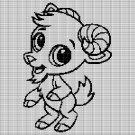 LITTLE GOAT CROCHET AFGHAN PATTERN GRAPH
