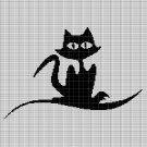 BLACK CAT 3 CROCHET AFGHAN PATTERN GRAPH