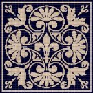 ART FLOWER MOSAIC CROCHET AFGHAN PATTERN GRAPH