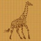ART GIRAFFE CROCHET AFGHAN PATTERN GRAPH